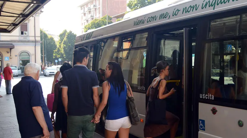 Udine 21 Agosto 2013 bus 2 handicap Telefoto Copyright Petrussi Press / TURCO