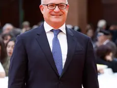 Major of Rome Roberto Gualtieri (C) arrives for the closing ceremony at the 18th annual Rome International Film Fest in Rome, Italy, 28 October 2023. The Festa del Cinema di Roma runs from 18 to 29 October 2023. ANSA/FABIO FRUSTACI
