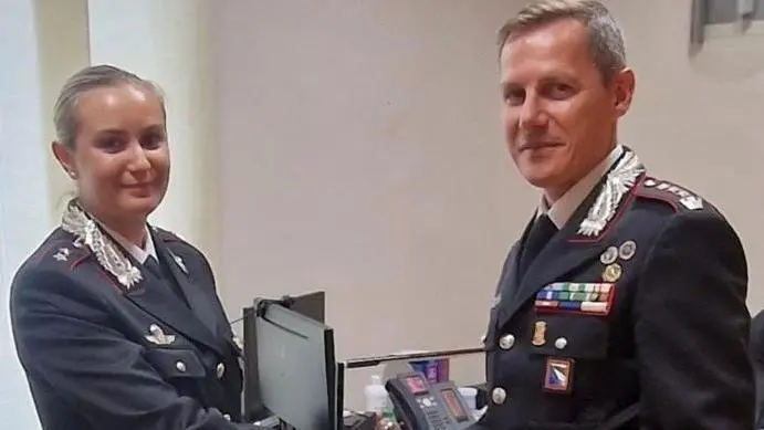 Gloria Salvati, 29 anni, di Azzano Decimo, assume l’incarico di comandante del Norm a Reggio Emilia