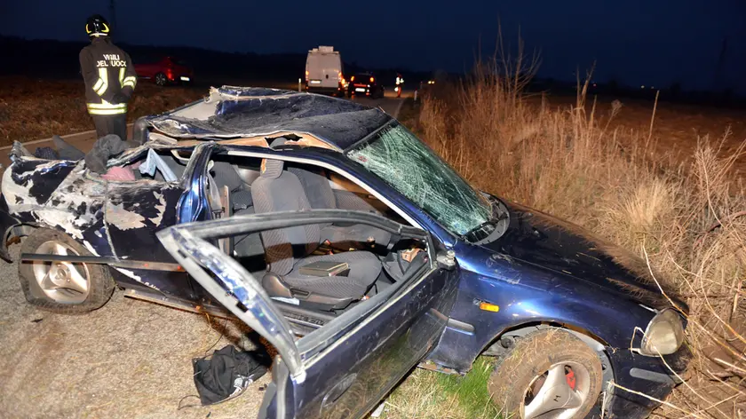 Orsaria 11 Febbraio 2018 incidente mortale Agenzia Petrussi foto Massimo Turco