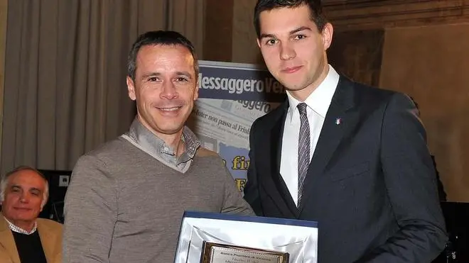 Udine 13 Febbraio 2012. Premiazione nostri 11. Telefoto Copyright Foto PFP / Petrussi