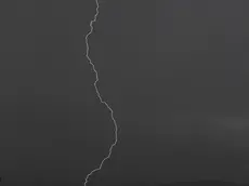 epa11289255 Lightning flashes in the sky during a thunderstorm on the eastern outskirts of Sana'a, Yemen, 19 April 2024. Heavy rains have hit the capital of Sana'a and most parts of Yemen, according to Yemen's meteorological service. The Food and Agriculture Organization (FAO) has recently warned that Yemen is expected to experience a surge in rainfall until the end of April, which could result in severe flooding in some of the country's provinces. EPA/YAHYA ARHAB