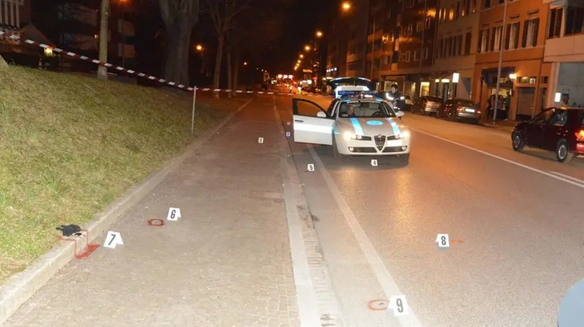 Udine 28 febbraio 2013 incidente mortale Copyright Petrussi Foto Press /turco