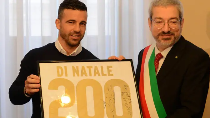 Udine 11 dicembre 2014 sindaco e toto Copyright Petrussi Foto Press TURCO MASSIMO