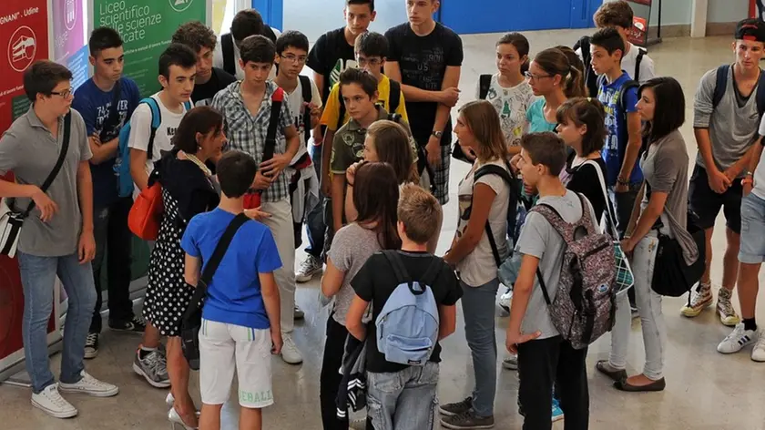 Udine 09 settembre 2013.Malignani. Open day delle scuole..© Foto Petrussi Foto Press / Ferraro Simone