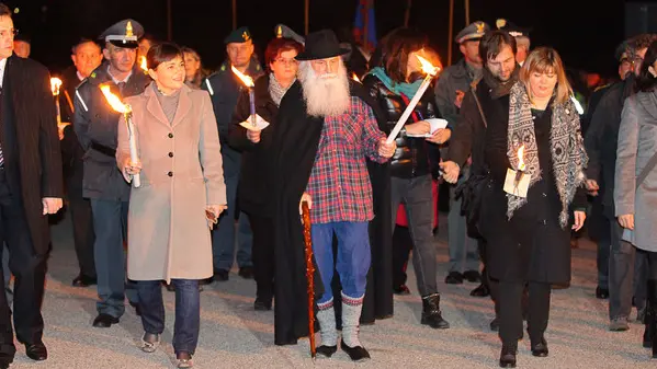 Tarcento 6 Gennaio 2014. Epifania 2014. Pignarul Grant. Copyright Petrussi Foto Press - Diego Petrussi