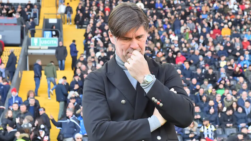 L'allenatore dell'Udinese, Andrea Sottil