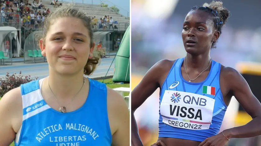 Giada Cabai e, a destra, Sintayehu Vissa