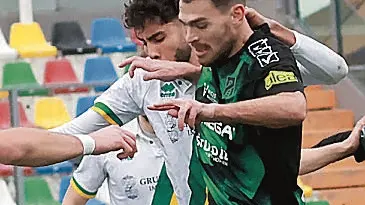 L'attaccante Leonardo Candellone, 25 anni