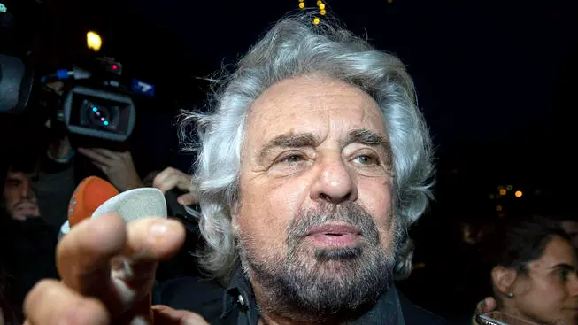 Beppe Grillo esce dall'hotel Forum, Roma, 17 dicembre 2019ANSA/MASSIMO PERCOSSI