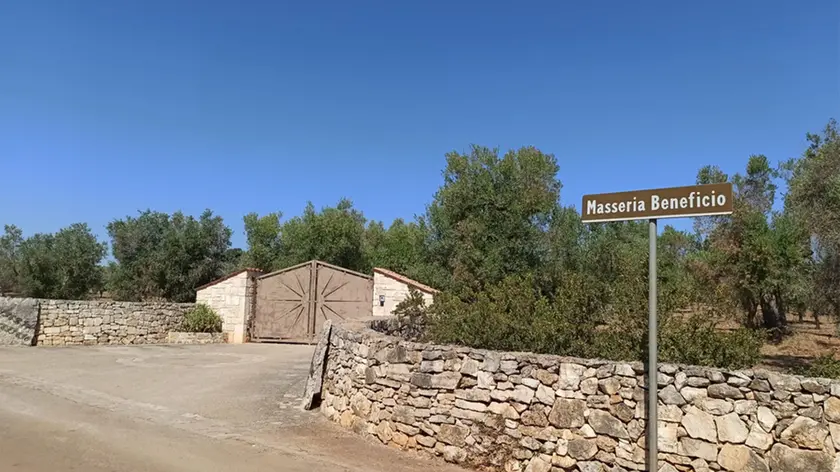 Masseria Beneficio a Ceglie Messapica dove soggiorna la premier Meloni