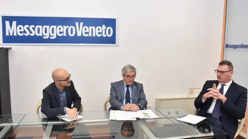 Il sindaco Pietro Fontanini ospite al Messaggero Veneto