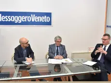 Il sindaco Pietro Fontanini ospite al Messaggero Veneto