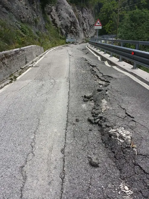 Moggio Udinese 16 agosto 2014 Danni causati dall'alluvione del 13 agosto. Foto realizzata dal Sindaco Giorgio Filaferro il giorno seguente alla piena. Copyright Foto Petrussi