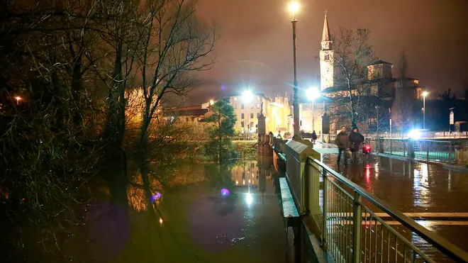 PORDENONE, NONCELLO IN PIENA