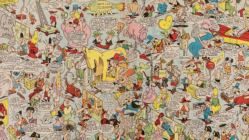 Una delle tavole di Jacovitti che si potranno ammirare al Paff! di Pordenone Elia Falaschi © 2024