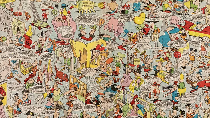 Una delle tavole di Jacovitti che si potranno ammirare al Paff! di Pordenone Elia Falaschi © 2024