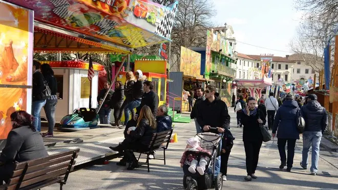 Udine 01 APRILE 2013 pasqua al luna park Coyright Petrussi Foto Press /turco