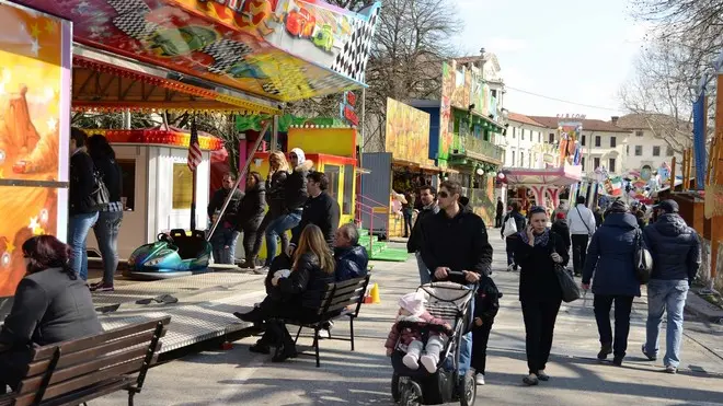 Udine 01 APRILE 2013 pasqua al luna park Coyright Petrussi Foto Press /turco