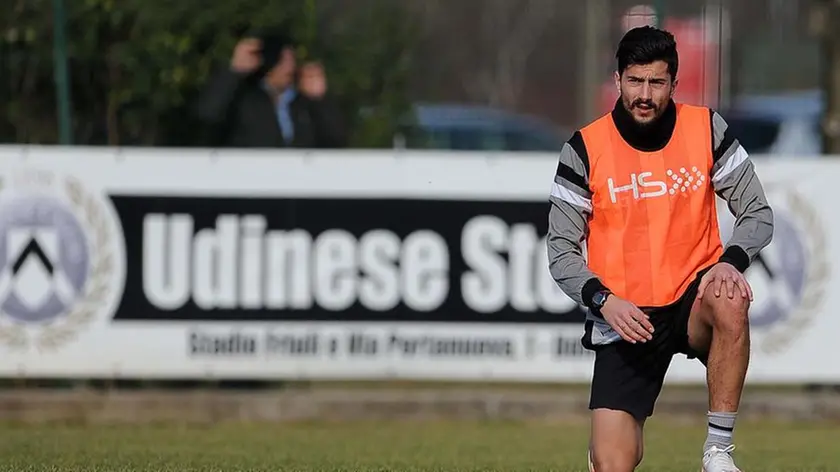 Udine, 23 febbraio 2015.Serie A 2013/2014. .Udinese, allenamenti..Nella foto: il centrocampista Panagiotis Giorgios Kone..Copyright Foto Petrussi / Ferraro Simone