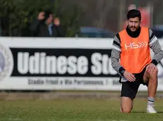 Udine, 23 febbraio 2015.Serie A 2013/2014. .Udinese, allenamenti..Nella foto: il centrocampista Panagiotis Giorgios Kone..Copyright Foto Petrussi / Ferraro Simone