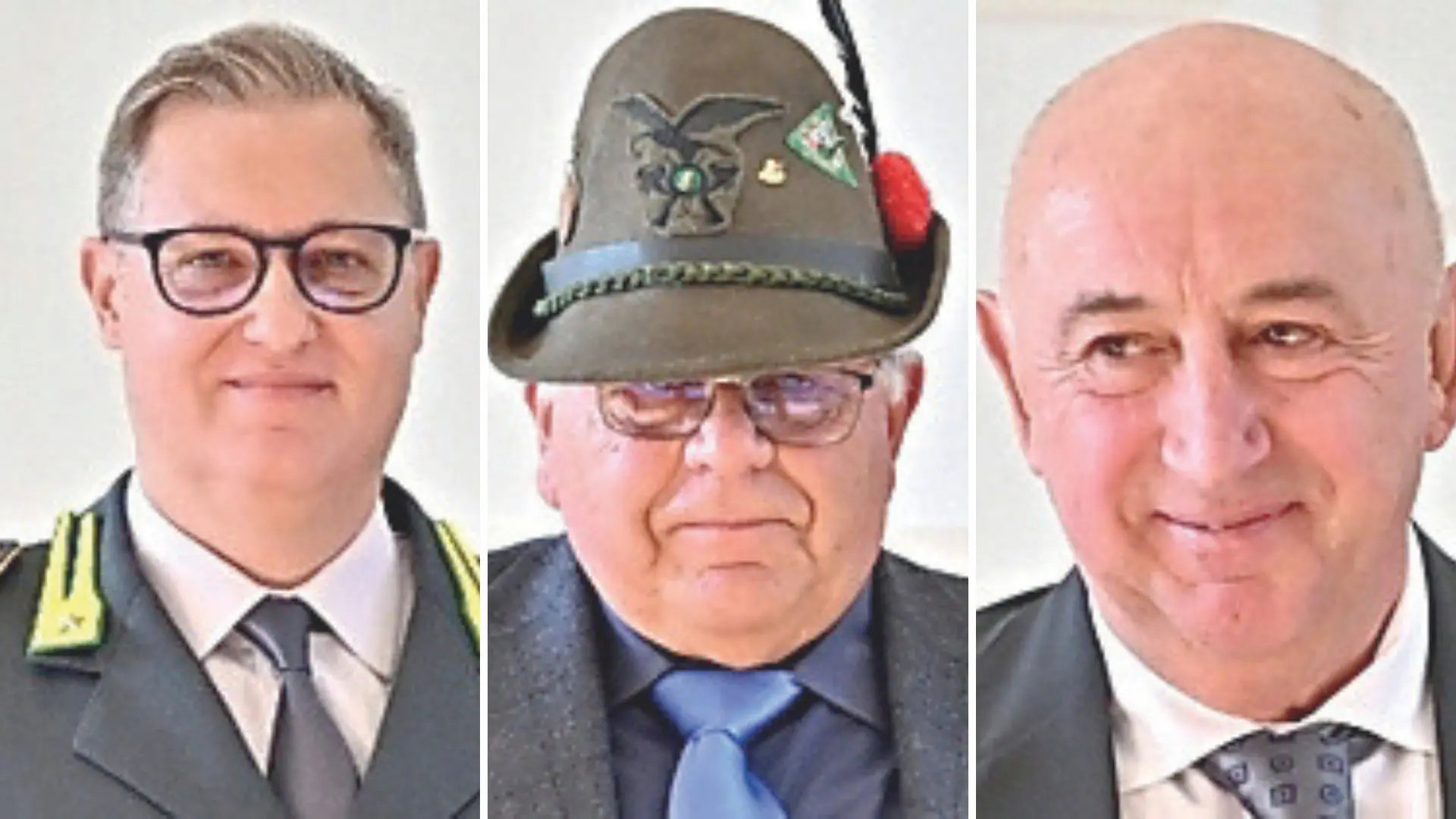Da sinistra Igor Sverzut, Ido Ziraldo e Germano Zorzettig