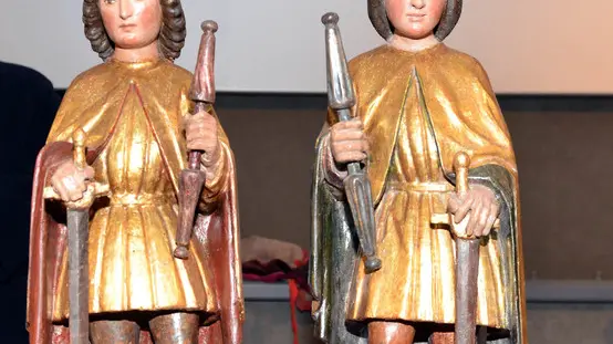 Tolmezzo 25 Marzo 2019 statue lignee Agenzia Petrussi foto Turco Massimo