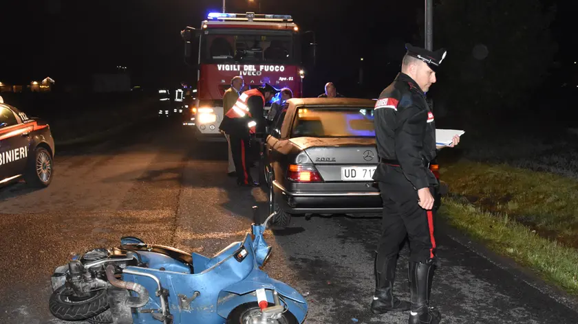 Tavagnacco 6 Dicembre 2018 incidente mortale Agenzia Petrussi foto Massimo Turco