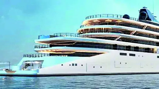 Il rendering del megayacht extralusso destinato alla Aman at Sea
