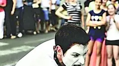 L’artista “Agro The Clown”