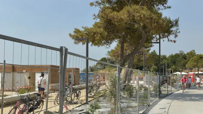 Lignano Sabbiadoro 03 giugno lavori lungomare Agenzia Petrussi foto