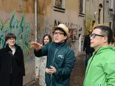 Udine 24 Aprile 2015 jackie chan in città Telefoto Copyright Petrussi Foto Press - Massimo Turco