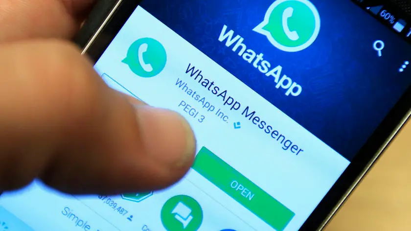 File photo dated 06/04/16 of Whatsapp being used on a smartphone. Businesses could soon be able to target WhatsApp users following surprise changes to the messaging app's privacy policy. PRESS ASSOCIATION Photo. Issue date: Thursday August 25, 2016. The Facebook-owned message service, which is otherwise known for its end-to-end encryption and stringent privacy terms, assured users in a blog post Thursday that their phone numbers would not be made public and that messages would remain encrypted. See PA story CITY WhatsApp. Photo credit should read: Jonathan Brady/PA Wire