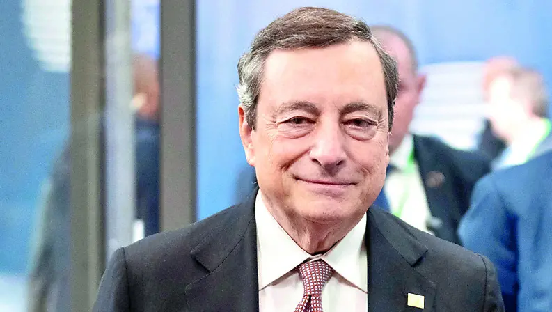 L’ex premier e banchiere centrale Mario Draghi ha illustrato il suo dossier per il rilancio dell’Europa