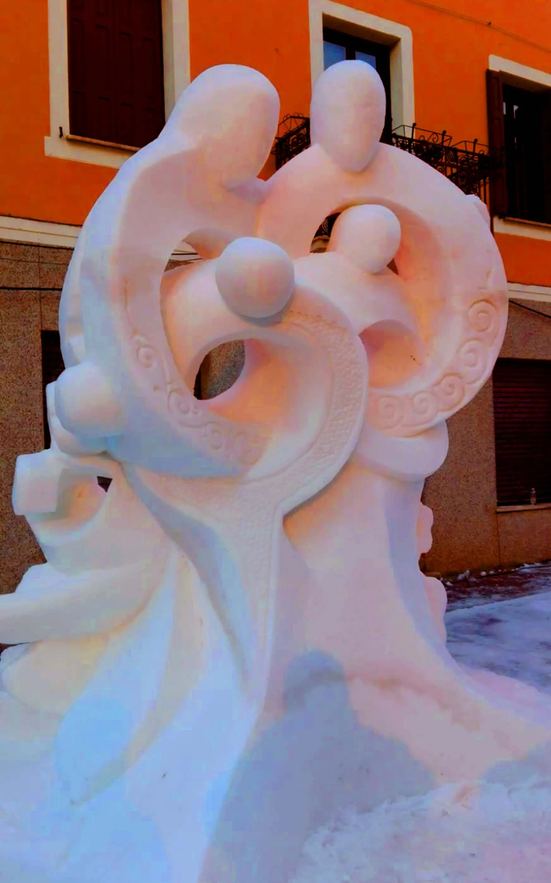 Pontebba 20 gennaio 2019. Sculture di Ghiaccio. © Foto Petrussi
