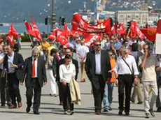 Lasorte Trieste 25/06/10 - Corteo, Manifestazione, CGIL, Honsell, Serracchiani, Cosolini