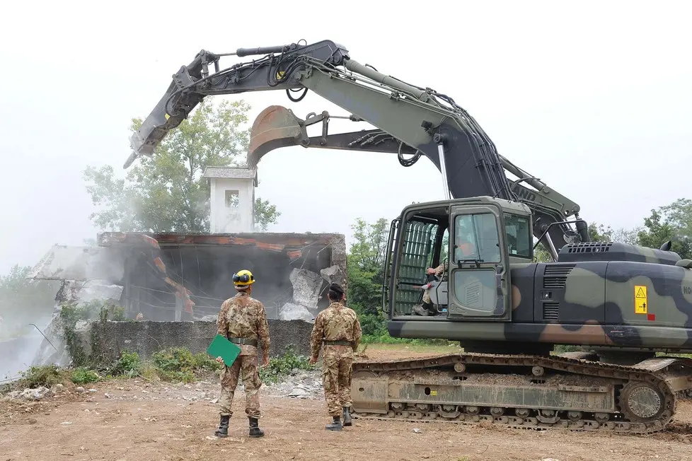 Udine 25 Settembre 2014. Esercitazione esercito al Cormor. © Petrussi Foto Press Srl Udine