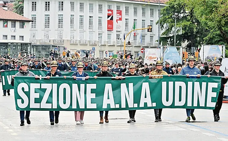 Udine 14 maggio 2023 adunata degli alpini ©Foto Petrussi