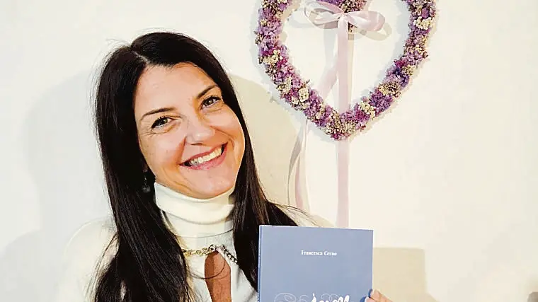 Francesca Cerno con il suo nuovo libro Daimon (Campanotto)
