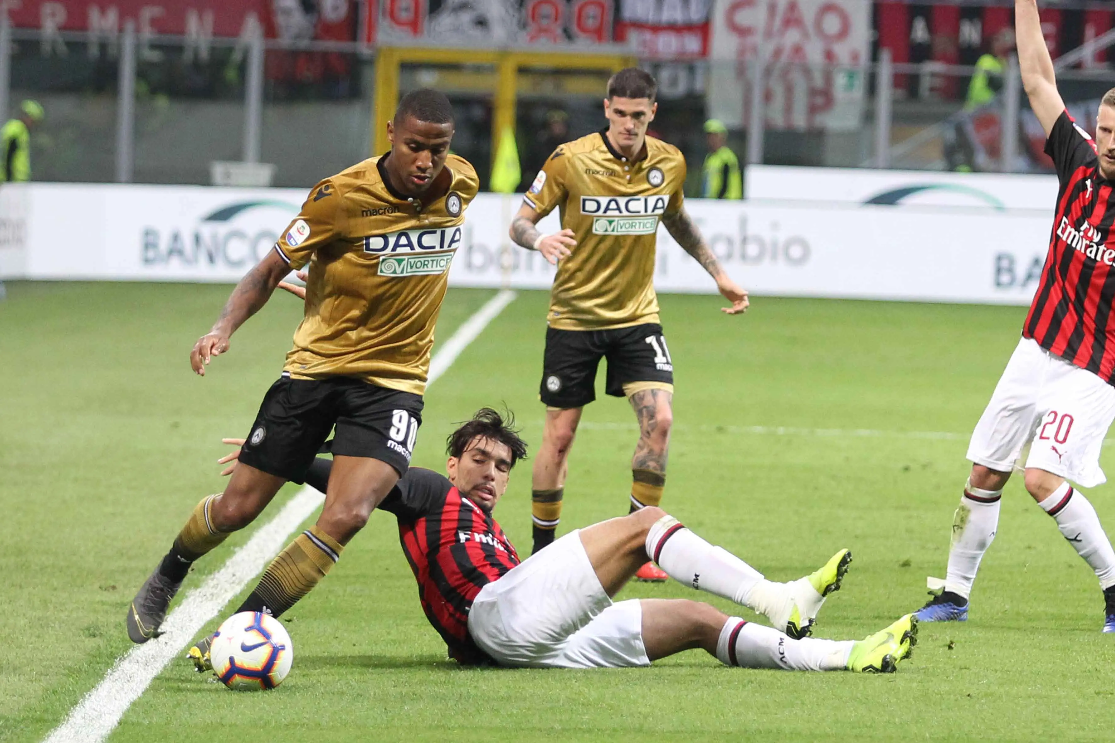Milano 2 Aprile 2019. Calcio Serie A. Milan- Udinese. © Foto Petrussi