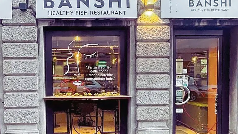 Il ristorante Banshi dove si sono rifugiate le due ragazze