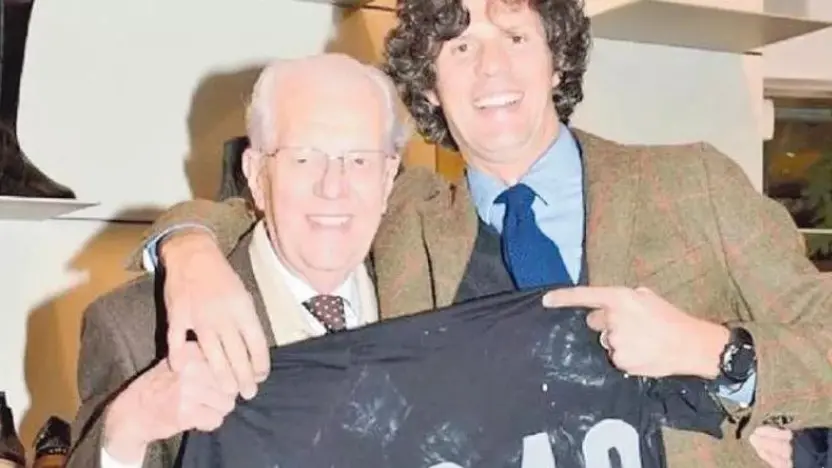Aldo Cappelletto assieme al figlio Alberto