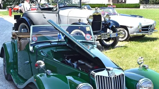 Udine 03 giugno 2017 Auto d'epoca in castello. Copyright Foto Petrussi / Ferraro Simone