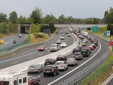Udine 23 Luglio 2011 code in autostrada ud nord palmanova Copyright PFP