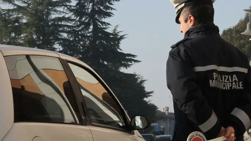 FOTO MISSINATO - BLOCCO TRAFFICO PORCIA