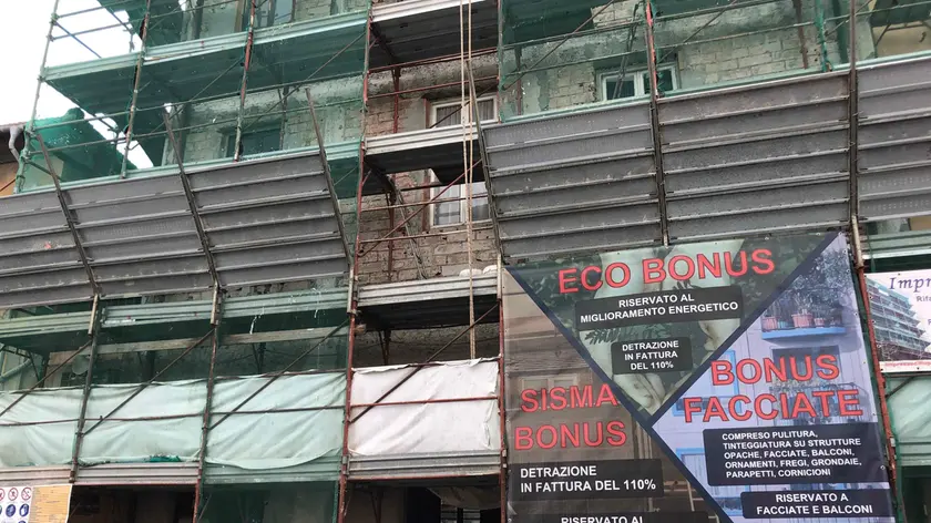 Un cantiere in una foto di repertorio