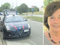 I carabinieri intervenuti tra via Salvo D’Acquisto e viale Forze Armate e, a destra, Laura Zuliani