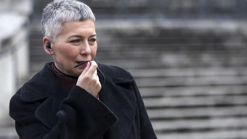 Irene Pivetti al Viminale per la presentazione del simbolo elettorale, Roma, 21 gennaio 2018. ANSA/ANGELO CARCONI