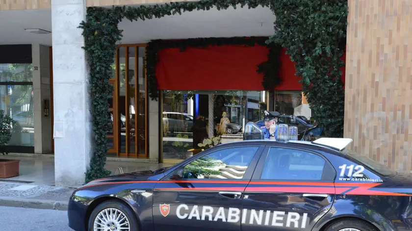 Udine 28 settembre 2014 furto fiorista Copyright Petrussi Foto Press Turco