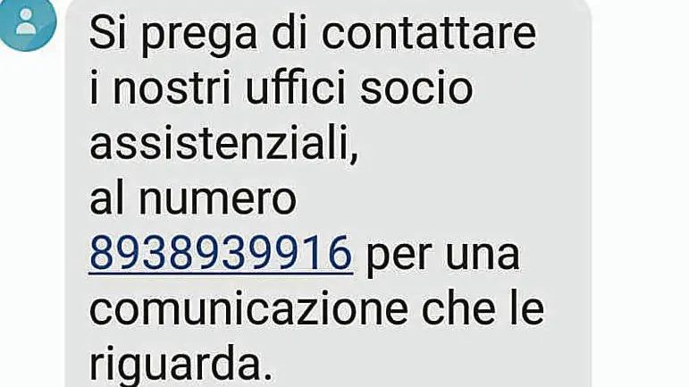 Il messaggio ricevuto dal sindaco di Remanzacco, Daniela Briz